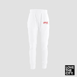 "BIG LOVE" Jogger Set (White)